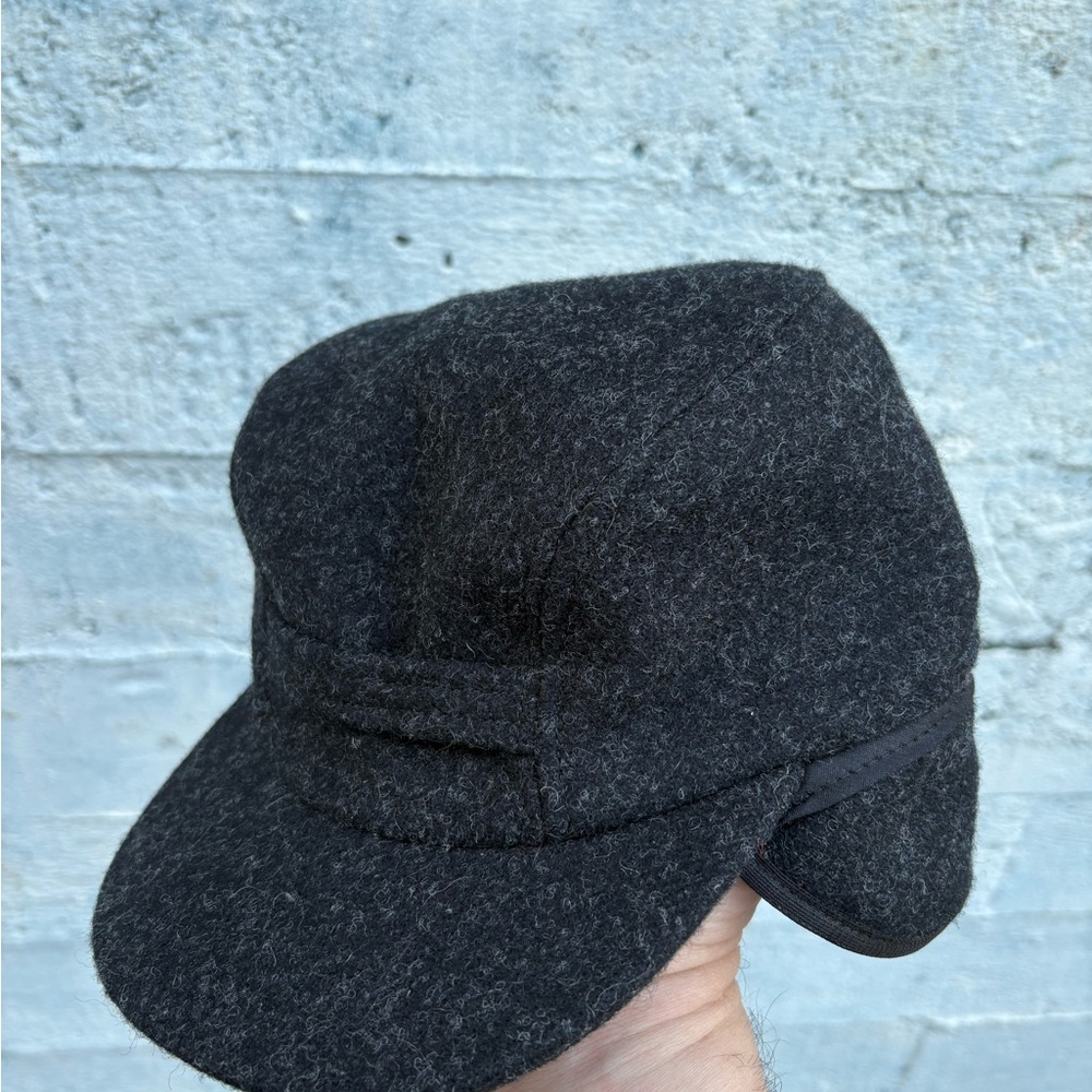 Filson mackinaw wool cap charcoal small